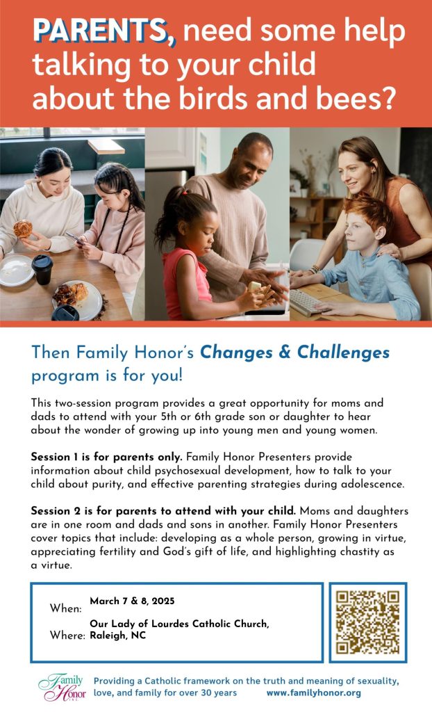 Changes & Challenges Course Flyer by Family Honor